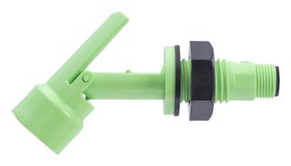 SENSATA / CYNERGY3 LLF47HGP Float Switch, LLF40 Series, Horizontal, Internal Fitting, PVDF, 25 VA, M12 Connector