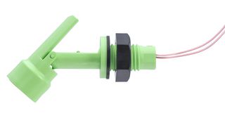 SENSATA / CYNERGY3 LLF47Y100GF Float Switch, LLF40 Series, Horizontal, Internal Fitting, PVDF, 100 VA, 1 m PTFE Leads