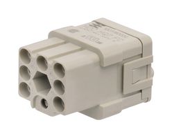 WEIDMULLER HDC HQ 7 FC Heavy Duty Connector, RockStar HQ, Insert, 7+PE Contacts, 1, Receptacle