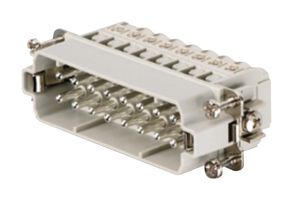 WEIDMULLER HDC HA 16 MS 17-32 Heavy Duty Connector, RockStar HA, Insert, 32+PE Contacts, 7, Plug, Screw Pin
