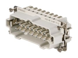 WEIDMULLER HDC HE 16 MP 17-32 Heavy Duty Connector, Stacked, RockStar HE, Insert, 32+PE Contacts, 10, Plug, Push Lock Pin
