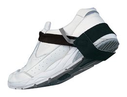 DESCO 07588 ESD Grounder, Heel, Black, 1 Mohm, 24 ", Nylon, PET, Hook and Loop