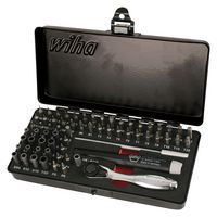 WIHA 75965 Tools, Ratchet Set, Micro, System 4, ESD, 65 Piece