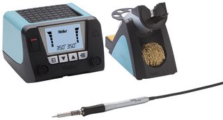 WELLER T0053444399 Soldering Station, 2 Channel, 150 W, 230 V, 450 °C, WTP90 Iron, WT Series, EU / UK Plug