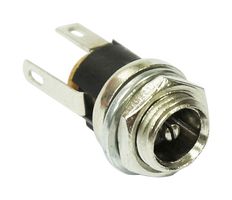 MULTICOMP PRO MC002825 DC Power Connector, Jack, 500 mA, 2.1 mm, Panel Mount, Solder