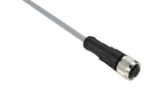TELEMECANIQUE SENSORS XZCPV1164L10 Sensor Cable, M12 Receptacle, Free End, 5 Positions, 10 m, 33 ft, XZ Series