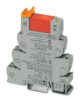 PHOENIX CONTACT 2909509 Power Relay, DPDT, 24 VDC, 6 A, PLC-INTERFACE Series, DIN Rail