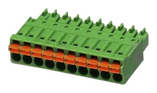 PHOENIX CONTACT 1748053 Pluggable Terminal Block, 3.81 mm, 10 Ways, 24 AWG, 16 AWG, 1.5 mm², Push In