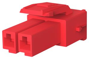 TE CONNECTIVITY 2005247-2 Connector Housing, Power Double Lock, Plug, 2 Ways, 3.96 mm