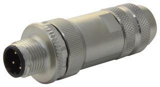 MOLEX 130047-0035 Sensor Connector, BRAD Micro-Change, Micro-Change 130047 Series, M12, Male, 4 Positions, Screw Pin