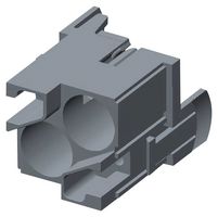 TE CONNECTIVITY T2111027101-701 Heavy Duty Connector, HMN, Insert, 2 Contacts, Plug, Crimp Pin - Contacts Not Supplied