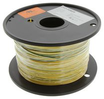 MULTICOMP PRO PP002387 Wire, UL1569, PVC, Yellow, Green, 22 AWG, 17 x 0.16mm, 1000 ft