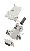 AMPHENOL COMMUNICATIONS SOLUTIONS L17DTZF09-RG+L77HDE15S D Sub Connector, HD, W/ Backshell, High Density, Receptacle, DTZF-RG, 15 Contacts, DE, Solder Cup