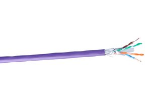 BELDEN 2200ELY.00500 Networking Cable, 4 Pair, Screened, Cat6a, 23 AWG, 500 ft, 152.4 m