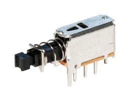 C&K COMPONENTS PN11SHNA03QE Pushbutton Switch, PN Series, SPDT, On-(On), Plunger, White