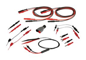 B&K PRECISION TL500B Kit, High Performance Bench DMM, Test Lead 4mm Sheathed P-RaP, Spring Tip Mini Probe, Adapters