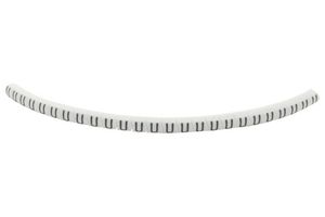 HELLERMANNTYTON 901-11044 HGBC1-3WH U Wire Marker, Helagrip, Slide On, Chevron Cut, Pre Printed, U, Black, White, 3.5mm, 3 mm