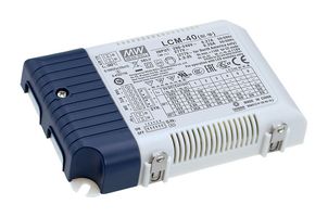 MEAN WELL LCM-40DA LED Driver, Multiple-Stage, 42 W, 40 VDC, 1.05 A, Constant Current, 180 V