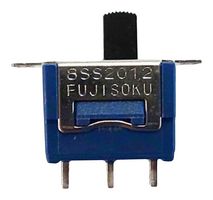 NIDEC COMPONENTS 8SS2012-Z Slide Switch, Subminiature, DPDT, On-On, Through Hole, 8SS Series, 6 A, 125 V