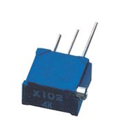NIDEC COMPONENTS CT-9EX103 Trimmer, Multi Turn, RuO2 Cermet, Side Adjust, 10 kohm, Through Hole, 18 Turns