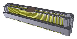 SAMTEC LSHM-150-04.0-L-DV-A-S-K-TR Mezzanine Connector, High-Speed, Hermaphroditic, 0.5 mm, 2 Rows, 100 Contacts, Surface Mount