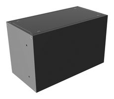 HAMMOND RM3U0804SBK. 19" Cabinet, Rack Mount, 132.59 mm, 132.59 mm, 210.82 mm, 107.85 mm, Extruded Aluminium