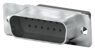 TE CONNECTIVITY - AMP 205206-9 D Sub Connector Housing, 15 Ways, D Sub, DA, AMPLIMITE HDP-20, Plug, Steel Body