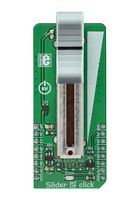 MIKROELEKTRONIKA MIKROE-3301 Add-On Board, Slider 2 Click Board, Variable Reference Voltage, 4.096V Max, MikroBUS