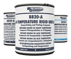 MG CHEMICALS 8820-2.55L Potting Compound, High Temperature, Polyurethane, Black, Can, 2.55 l