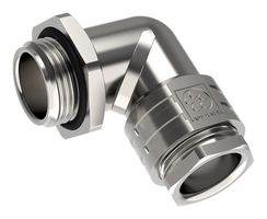 LAPP 52107810 Cable Gland, M16 x 1.5, 3 mm, 9 mm, Zinc Alloy, Metallic - Nickel Finish, IP55