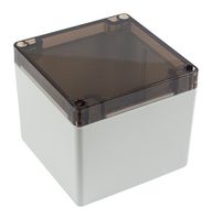 HAMMOND 1554LA2GYSL Plastic Enclosure, Multipurpose, Polycarbonate, 90 mm, 105 mm, 105 mm, IP68