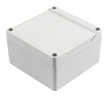 HAMMOND 1555L2GY Plastic Enclosure, Small, Polycarbonate, 60 mm, 105 mm, 105 mm, IP68