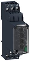 SCHNEIDER ELECTRIC RM22TR31 Phase Monitoring Relay, Harmony RM22 Series, DPDT, 8 A, DIN Rail, Screw, 250 VAC