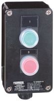 SCHNEIDER ELECTRIC XAWF210EX Control Station, SPST-NO, SPST-NC, 2 Position, IEC, IP65, Metal, Harmony XAW Series