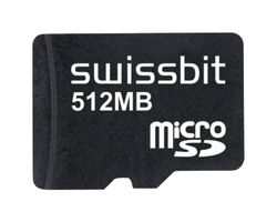 SWISSBIT SFSD0512N1BM1TO-I-ME-2A1-STD Flash Memory Card, SLC, MicroSD Card, 512 MB, Class 10, UHS-I U1