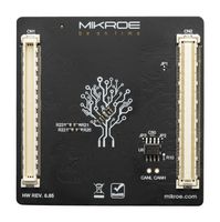 MIKROELEKTRONIKA MIKROE-3487 Add-On Board, MikroE MCU Card , Kinetis MK64FX512VDC12 MCU, 2 x 168-Pin Mezzanine Connector