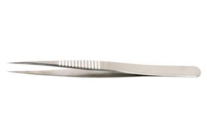 IDEAL-TEK 3SG.CX.0 Tweezer, Precision, Straight, Pointed, Nickel Chrome Tip, 120 mm Length