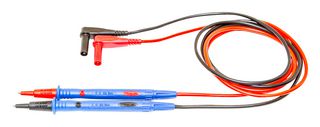 MUELLER ELECTRIC BU-P5519A. Test Lead Set, Test Tip Probe, 4mm Right Angle Banana Plug, Shrouded, 1 kV, 10 A, Black, Red
