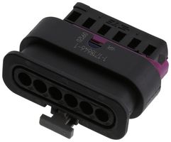 TE CONNECTIVITY 1-1718646-1 Automotive Connector Housing, MCON, Receptacle, 6 Ways, AMP MCON Series Socket Contacts