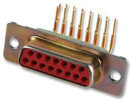 ITW MCMURDO DA15SN D Sub Connector, Standard, Receptacle, Standard D, 15 Contacts, DA, Solder