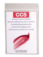 ELECTROLUBE CCS020 Contact, Cleaning Strips, Electrical Contacts, Pack of 20