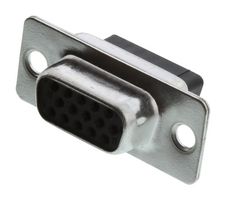 MOLEX / FCT 173109-0036 D Sub Connector Housing, 15 Ways, High Density D Sub, 1, 173109 Series, Receptacle, Steel Body