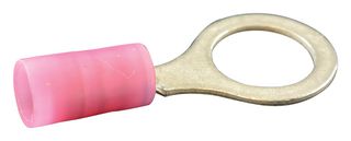 MOLEX 19073-0032 Ring Tongue Terminal, M9, 3/8", 18 AWG, 0.8 mm², Avikrimp 19073 Series, Red