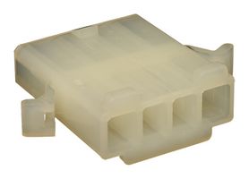MOLEX 15-31-1041 Connector Housing, Natural, 5025 Series, Plug, 4 Ways, 4.8 mm