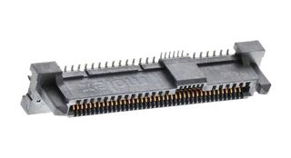 MOLEX 78758-0002 I/O Connector, 68 Contacts, Plug, SAS / PCIe, Surface Mount Right Angle, 78758 Series, PCB Mount