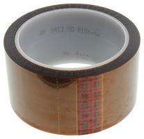 3M 5413 2" X 36 YD Masking Tape, PI (Polyimide) Film, Amber, 50.8 mm x 32.9 m