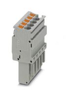 PHOENIX CONTACT 3209905 Pluggable Terminal Block, 5.2 mm, 5 Ways, 2.5 mm², Push In