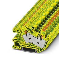 PHOENIX CONTACT 3214024 DIN Rail Mount Terminal Block, 2 Ways, 24 AWG, 4 AWG, 16 mm², Push In, 76 A