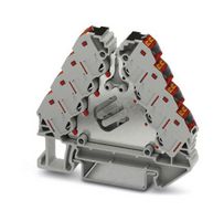 PHOENIX CONTACT 3270222 DIN Rail Mount Terminal Block, 16 Ways, 26 AWG, 14 AWG, 1.5 mm², Push In, 17.5 A
