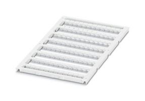 PHOENIX CONTACT 0822945 Terminal Block Marker, White, Marker Sheet
